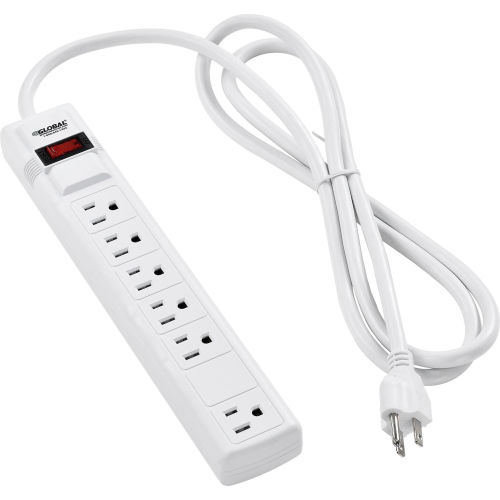 Standard-White-Power-Strip-Six-Outlets-MR-HOSPITALITY-Party-Rentals