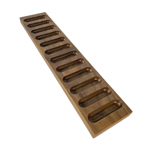 Dark-Brown-Timber-10-Taco-Tray-Slots-2-MR-HOSPITALITY-Event-Rentals