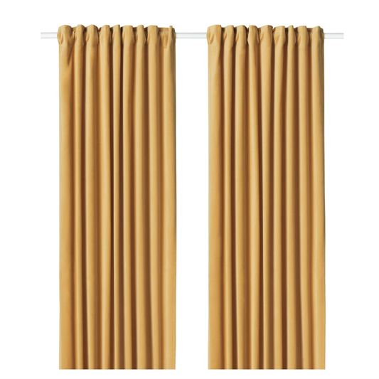 Gold Drapes for Event Rental