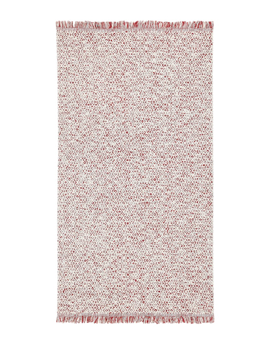 Red-&-White-Flatwoven-Rug-Front-View-Rectangle