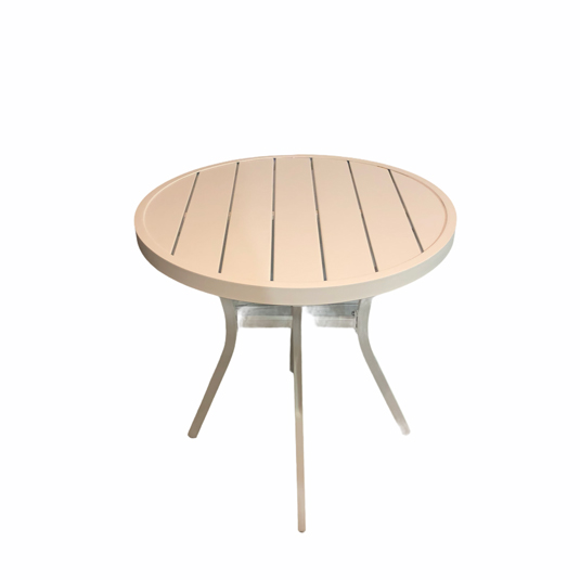 White Bistro Circle Table for Rent